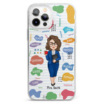 Teach Love Inspire - Personalized Clear Phone Case