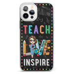 Teach Love Inspire - Personalized Clear Phone Case