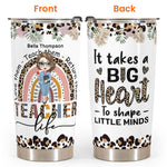 Teach Them Love Them Return Them Teacher Life - Personalized Tumbler Cup - Birthday, Funny, Motivation Gift For Teachers, Teacher Assistants