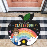 Teacher Classroom You Are Respected - Personalized Custom Shape Doormat