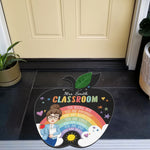 Teacher Classroom You Are Respected - Personalized Custom Shape Doormat