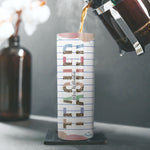 Teacher - Teach Love Inspire - Personalized Skinny Tumbler - Back To School Gift For Teacher, Appreciate Gift, School