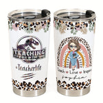 Teaching Is A Walk In The Park - Personalized Tumbler Cup - Back To School Gift For Teacher