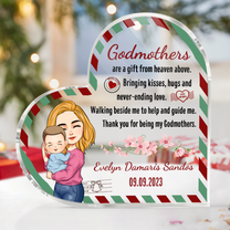 Thank You For Being My Godmother - Personalized Acrylic Plaque