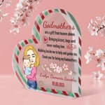 Thank You For Being My Godmother - Personalized Acrylic Plaque