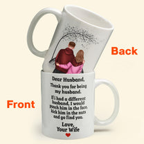 Thank You For Being My Husband - Personalized Mug - Valentine's Day , Christmas  Gift For Husband, Boyfriend