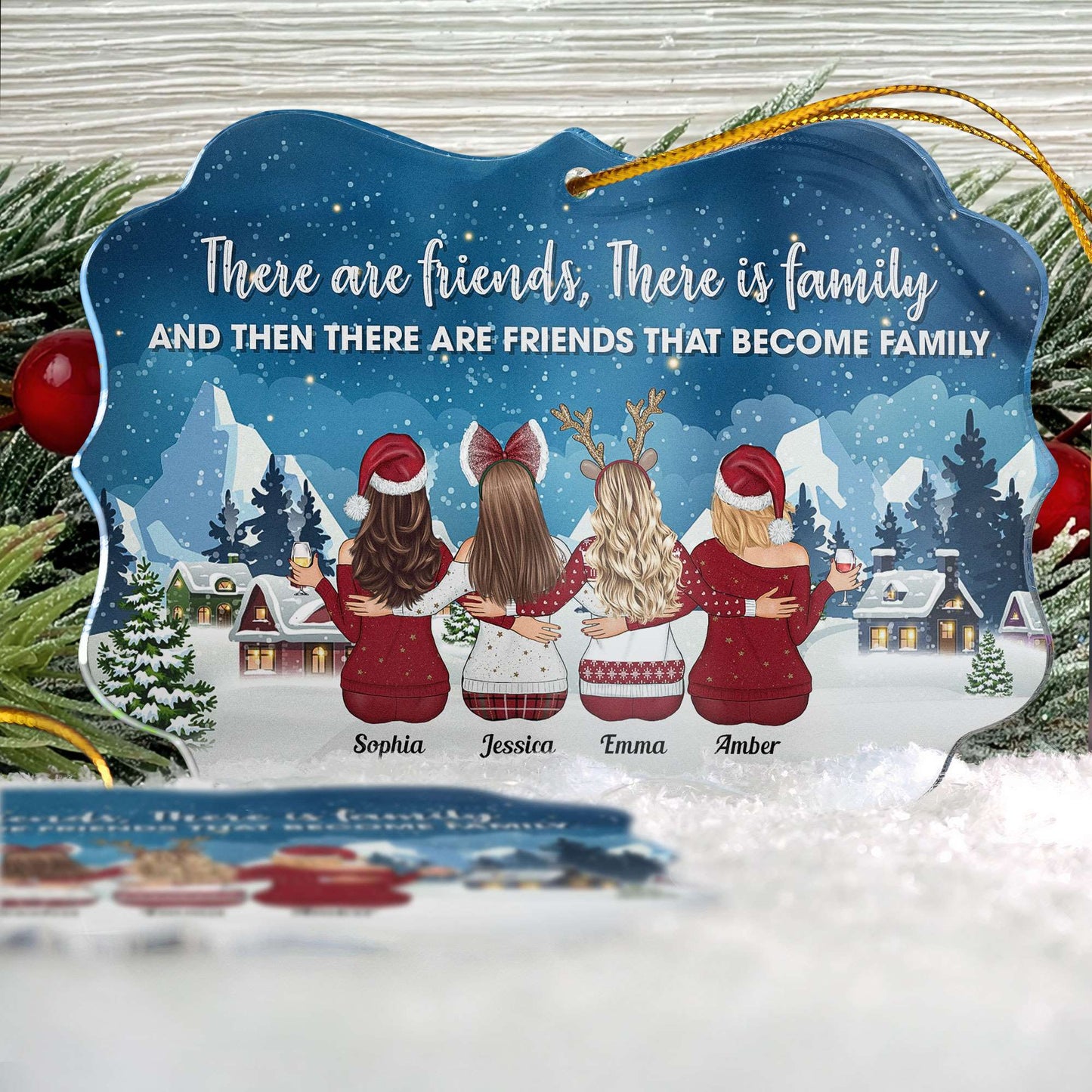 Thank You For Being Part Of My Family - Personalized Acrylic Ornament