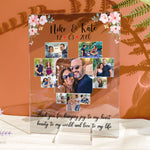 Thank You For Bringing Joy To My Heart - Personalized Acrylic Photo Plaque
