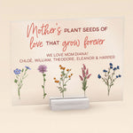 Thank You For Helping Us Bloom Gift For Mom Grandma - Personalized Acrylic Plaque