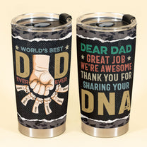 Thank You For Sharing Your DNA - Personalized Tumbler Cup - Birthday, Funny Gift For Mom & Dad
