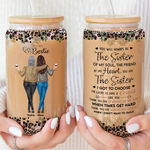 Thank You For Standing By Me Friendship - Personalized Clear Glass Cup