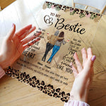 Thank You For Standing By My Side Friendship - Personalized Acrylic Plaque