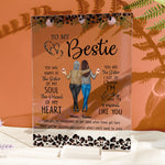 Thank You For Standing By My Side Friendship - Personalized Acrylic Plaque