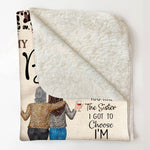 Thank You For Standing By My Side Friendship - Personalized Friend Blanket - Gift For Friend