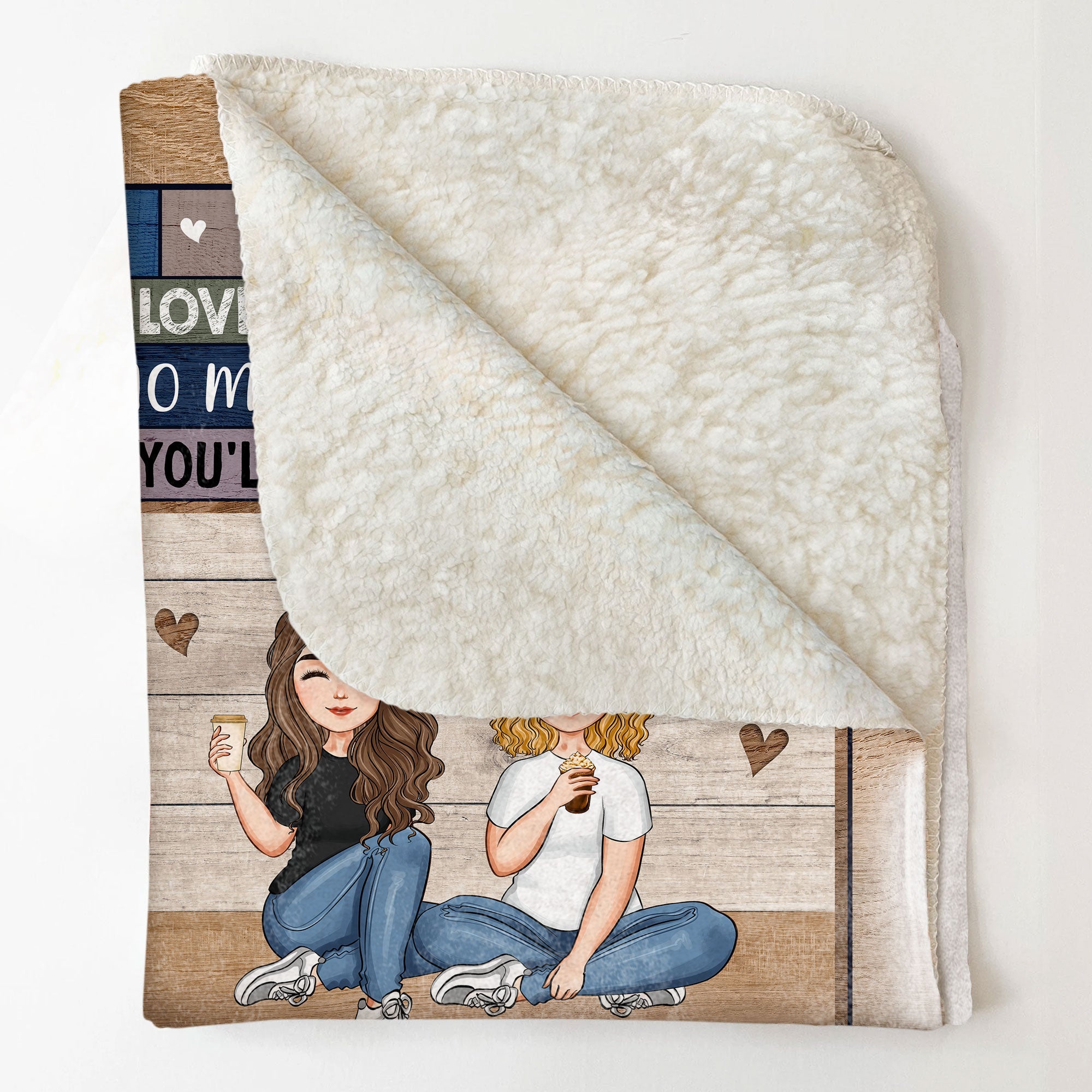 Thank You For Standing By My Side - Personalized Friend Blanket