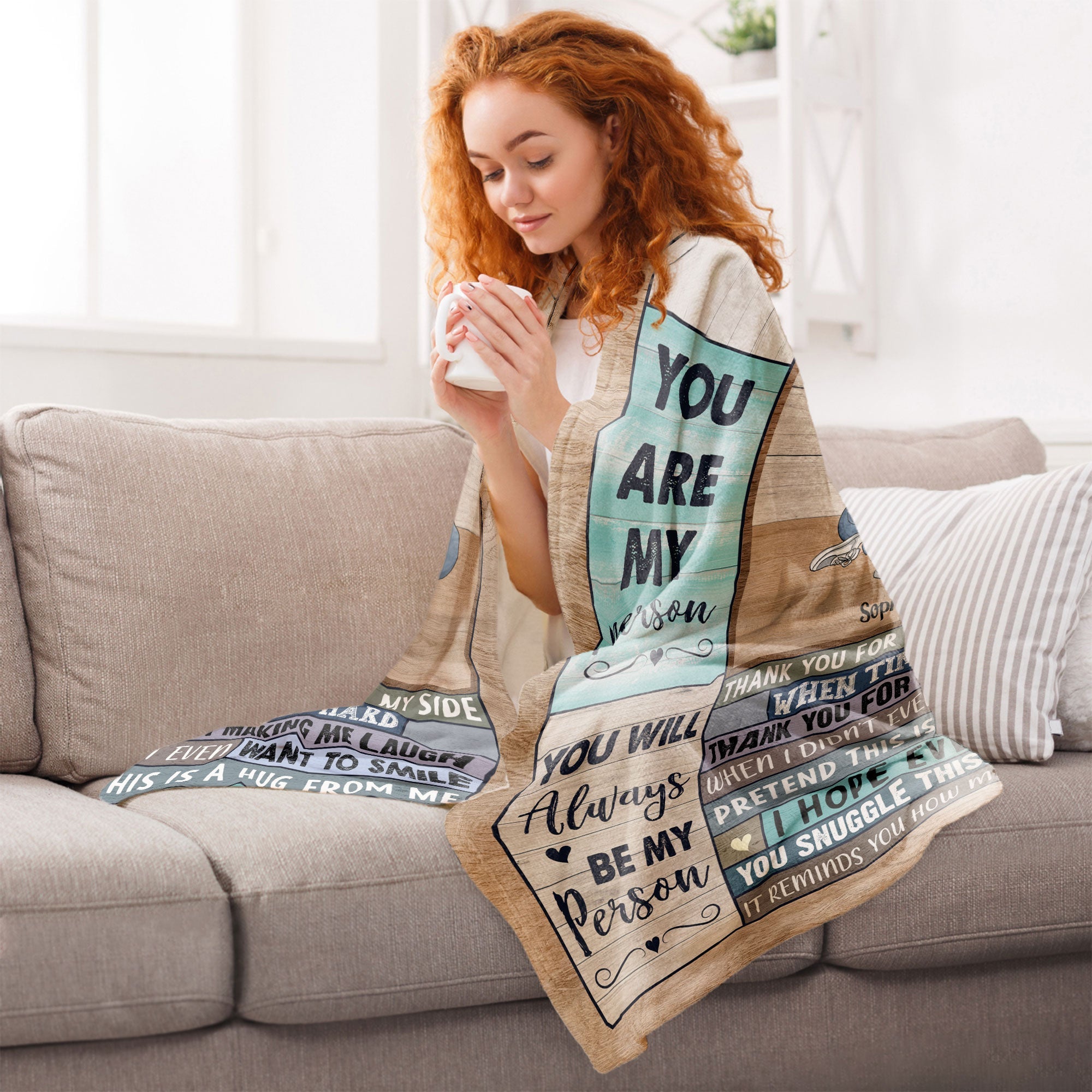 Thank You For Standing By My Side - Personalized Friend Blanket