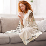 Thank You For Standing By My Side When Times Get Hard  - Personalized Blanket - Birthday Gift For Friends, Besties, Bff, Best Friends, Soul Sisters, Sistas