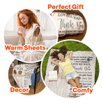 Thank You For Standing By My Side When Times Get Hard  - Personalized Blanket - Birthday Gift For Friends, Besties, Bff, Best Friends, Soul Sisters, Sistas