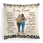 Thank You For The Laughter Friendship - Personalized Pillow (Insert Included)