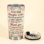 Thank You My Daughter-In-Law - Personalized Tumbler Cup - Birthday, Funny Gift For Daughter-in-law