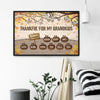 Thankful For My Little Pumpkins - Personalized Poster/Canvas - Thanksgiving Gift For Grandpa And Grandma