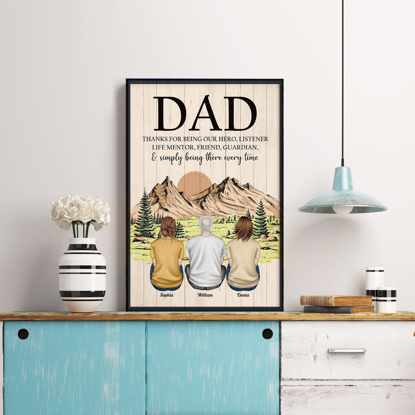 Thanks For Being Our Hero, Listener, Life Mentor -Personalized Poster