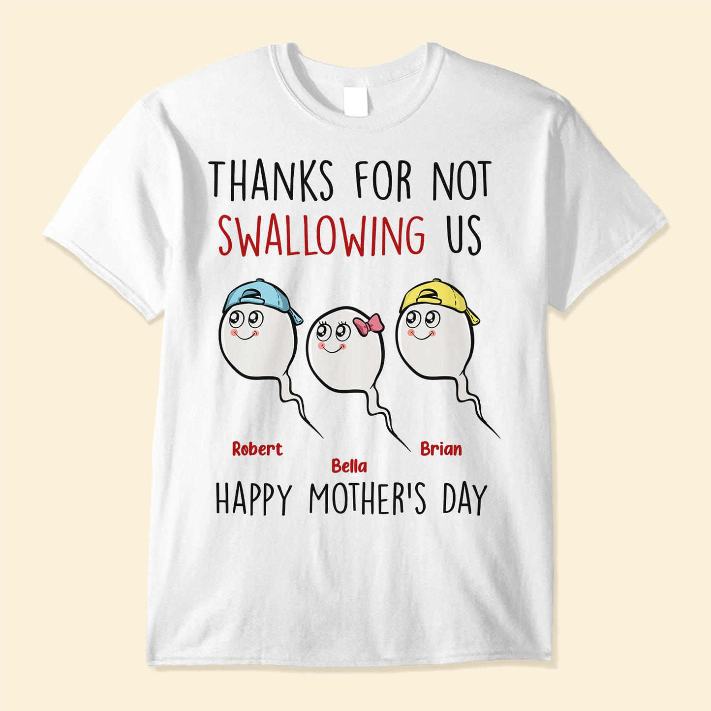 Thanks For Not Swallowing Us - Personalized Shirt