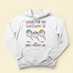 Thanks For Not Swallowing Us - Personalized Shirt