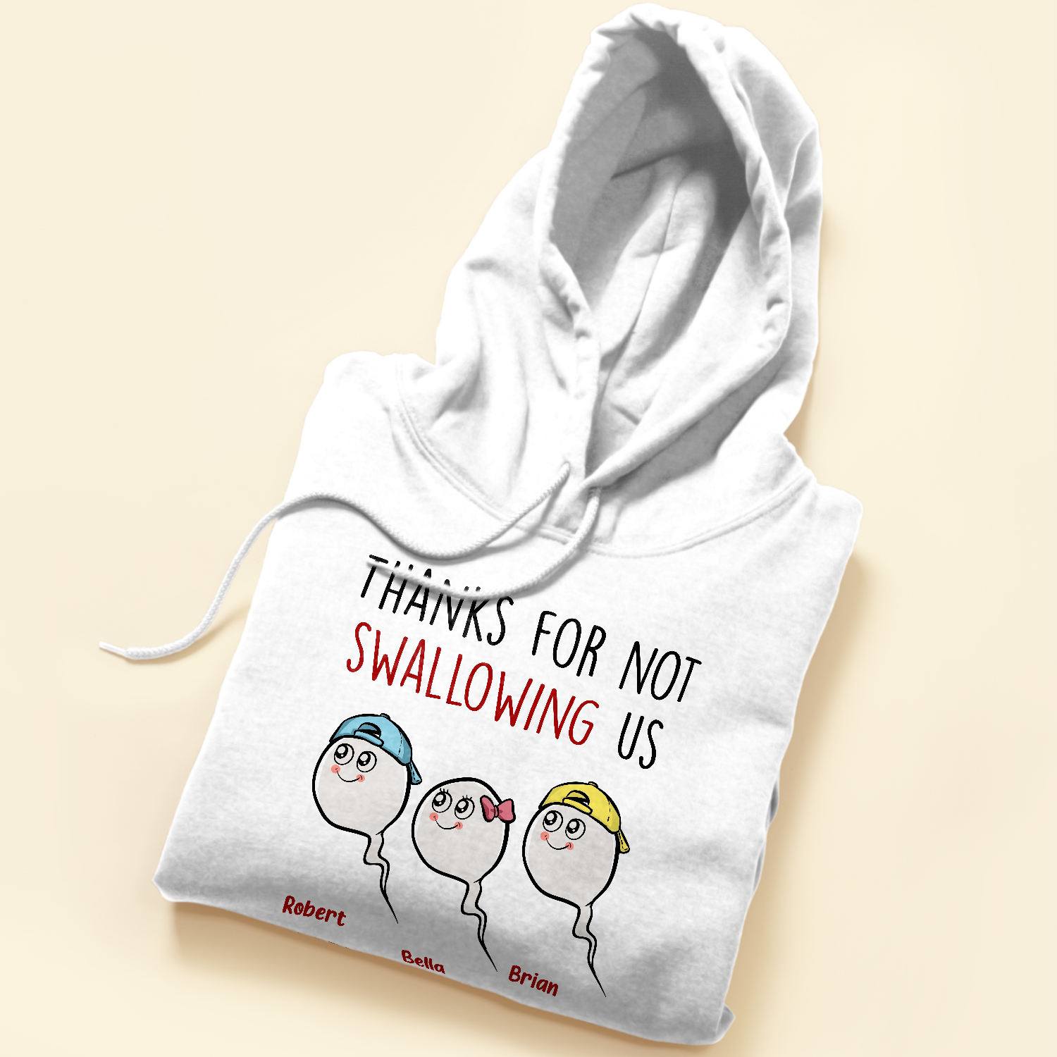 Thanks For Not Swallowing Us - Personalized Shirt