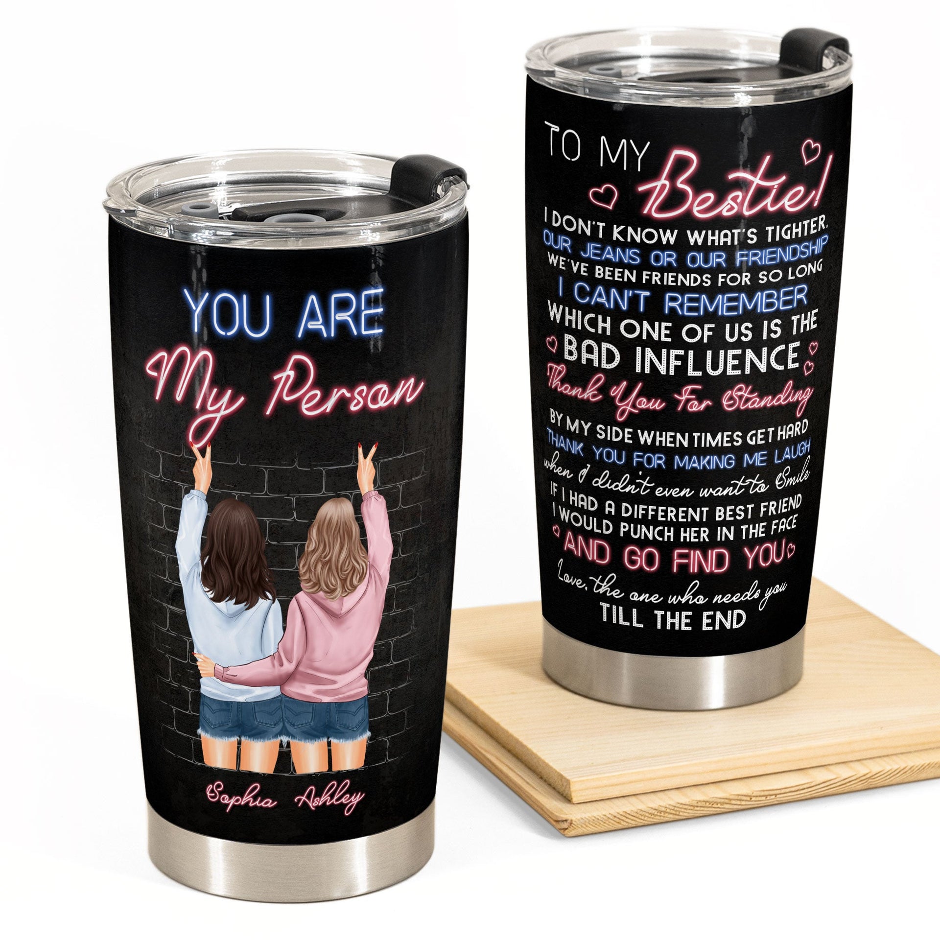 Friendship Thank You For Standing By My Side - Personalized Mason Jar –  Macorner