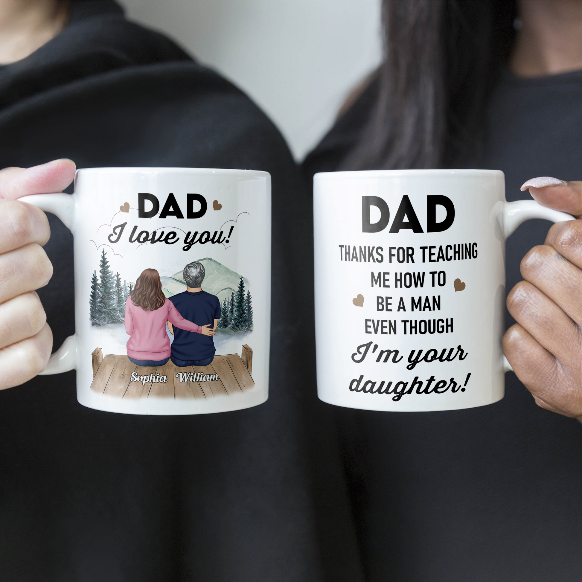 Personalized Dad and Grandpa Gifts Father's Day Gift M 628 Husband