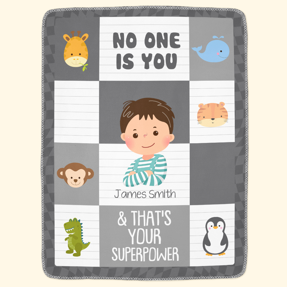 That's Your Superpower - Personalized Kid Blanket