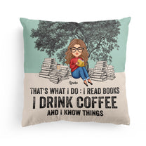 That's What I Do - Personalized Pillow (Insert Included) - Birthday, Loving Gift For Book Lovers, Bookworms, Book Nerds