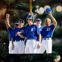 The Best Baseball Team Ever - Personalized Acrylic Photo Ornament