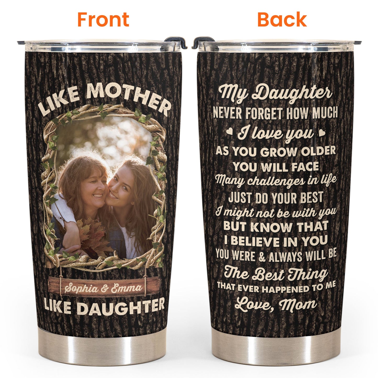 The Best Thing Happened In My Life - Personalized Photo Tumbler Cup - Birthday, Loving Gift For Daughter, Son - From Parents