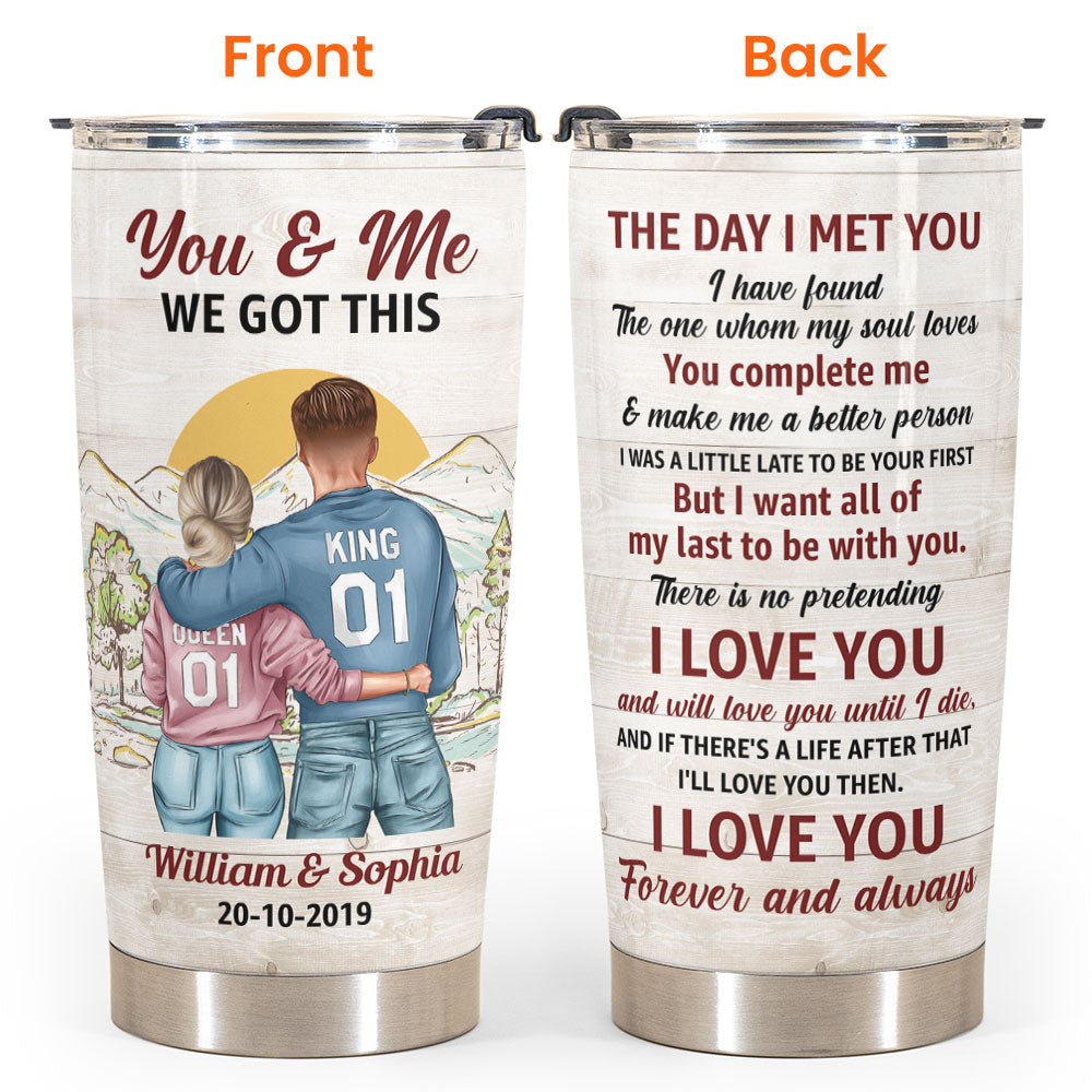 Family Couple The Day I Met You - Couple Gift - Personalized Custom Tu -  Wander Prints™