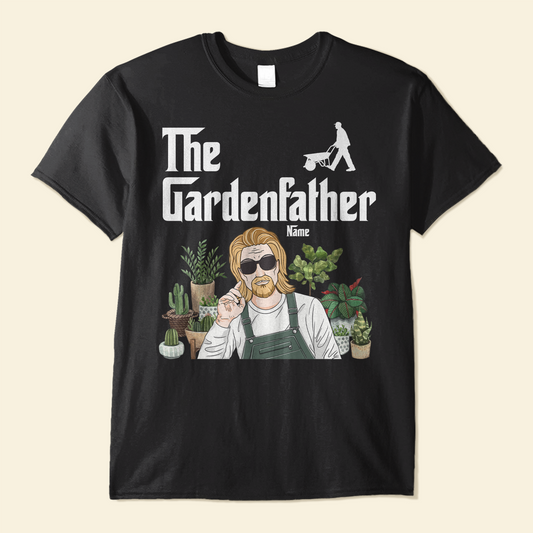 The Gardenfather - Personalized Shirt - Birthday Gift For Gardener