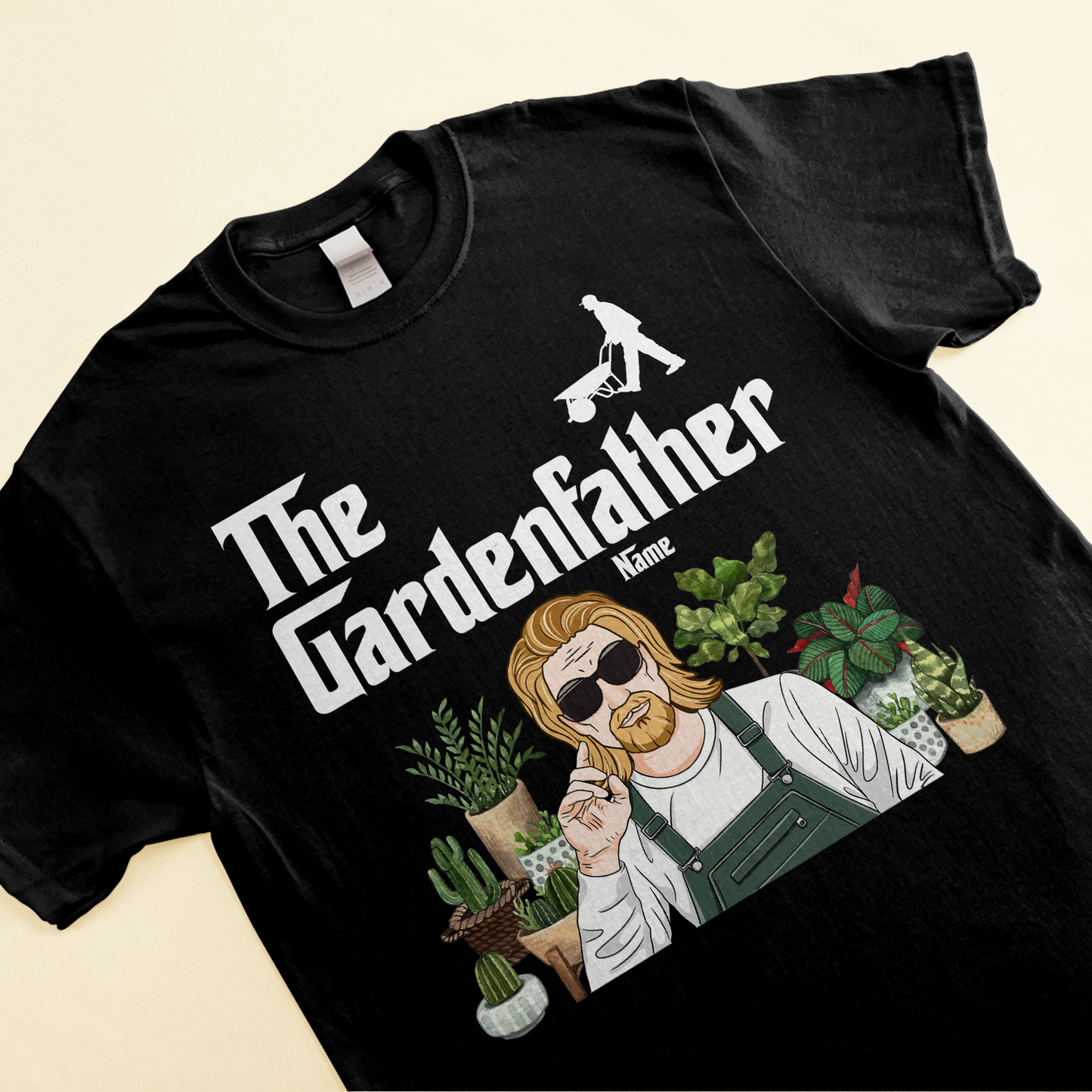 The Gardenfather - Personalized Shirt - Birthday Gift For Gardener