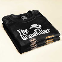 The Grandfather - Personalized Shirt - Christmas Gift For Grandpas, Dads - Grandpa And Kids Suit