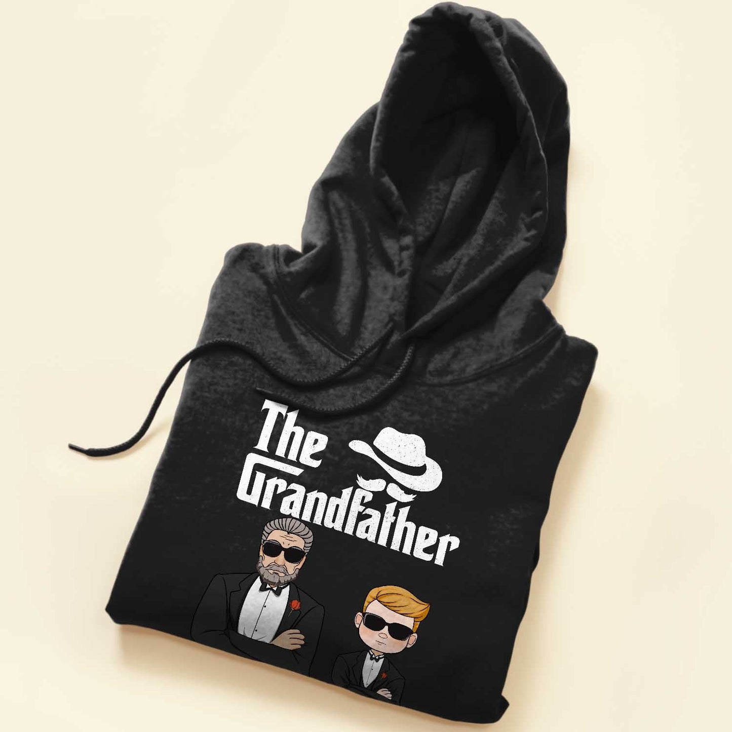 The Grandfather - Personalized Shirt - Christmas Gift For Grandpas, Dads - Grandpa And Kids Suit