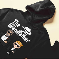 The Grandfather - Personalized Shirt - Christmas Gift For Grandpas, Dads - Grandpa And Kids Suit