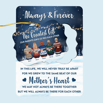 The Greatest Gift From Our Parents - Personalized Wooden Card With Pop Out Ornament - Christmas, Birthday, Loving Gift For Siblings, Brothers & Sisters