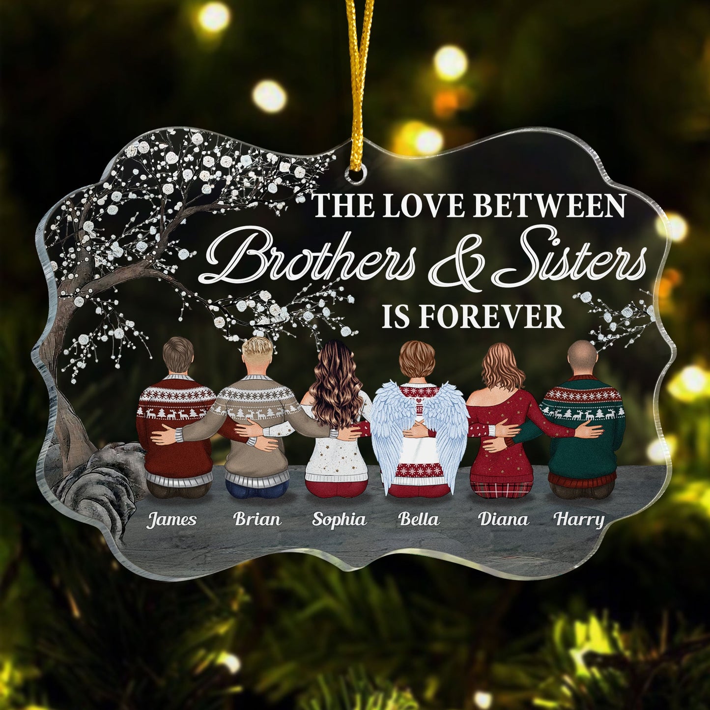 The Greatest Gift Our Parents Gave Us - Personalized Acrylic Ornament