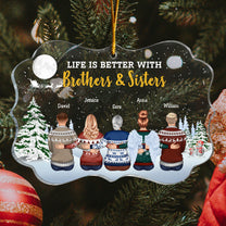 The Greatest Gift Our Parents Gave Us Was Each Other - Up To 10 People - Personalized Acrylic Ornament