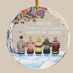 The Greatest Gift Our Parents Gave Us Was Each Other - Personalized Circle Acrylic Ornament - Christmas Gift For Family Members, Brothers, Sisters