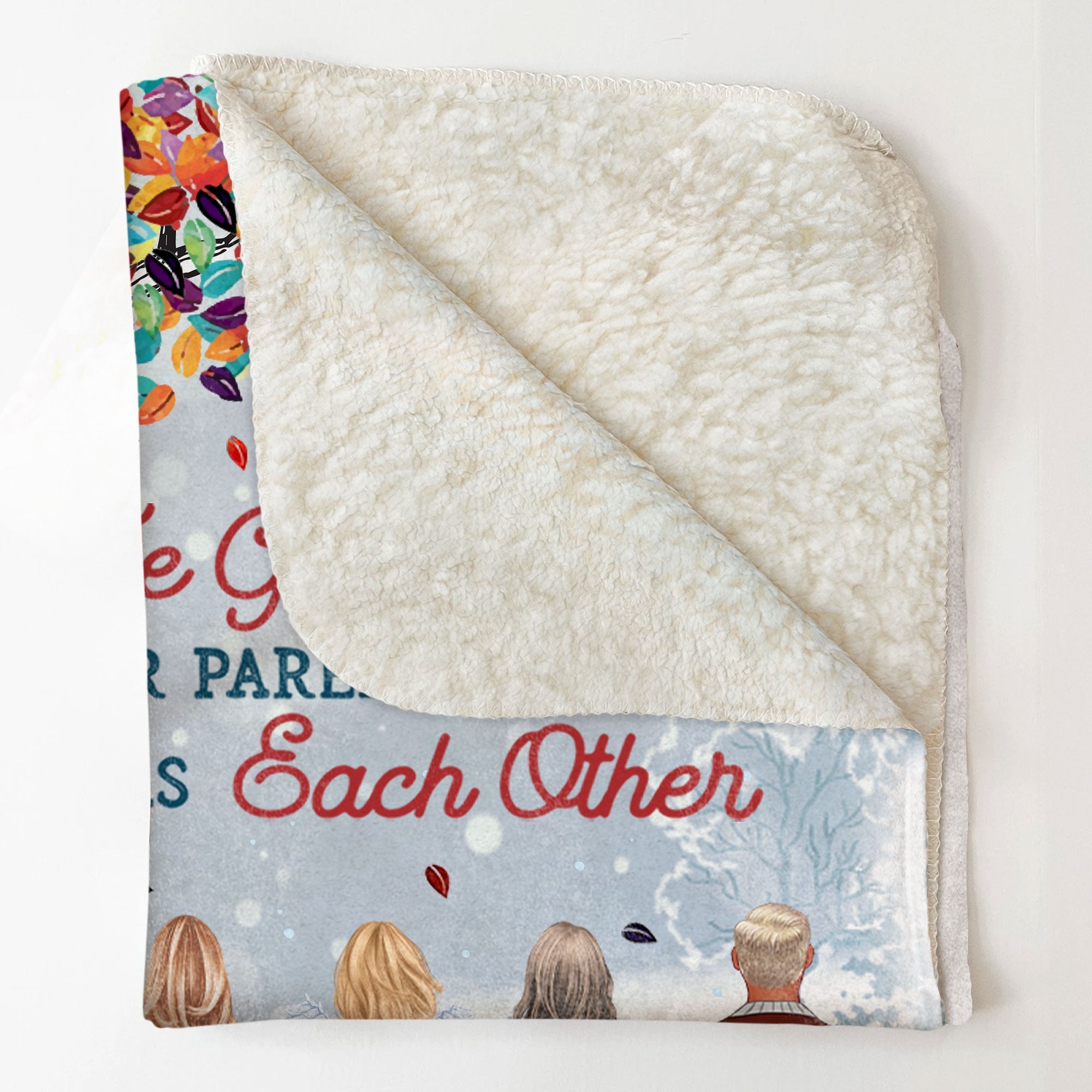 The Greatest Gift Our Parents Gave Us Was Each Other - Personalized Blanket