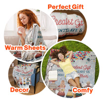 The Greatest Gift Our Parents Gave Us Was Each Other - Personalized Blanket