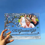 The Greatest Our Parents Gave Us Was Each Other - Personalized Acrylic Photo Plaque