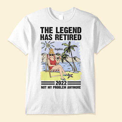 The Legend Has Retired - Personalized Shirt