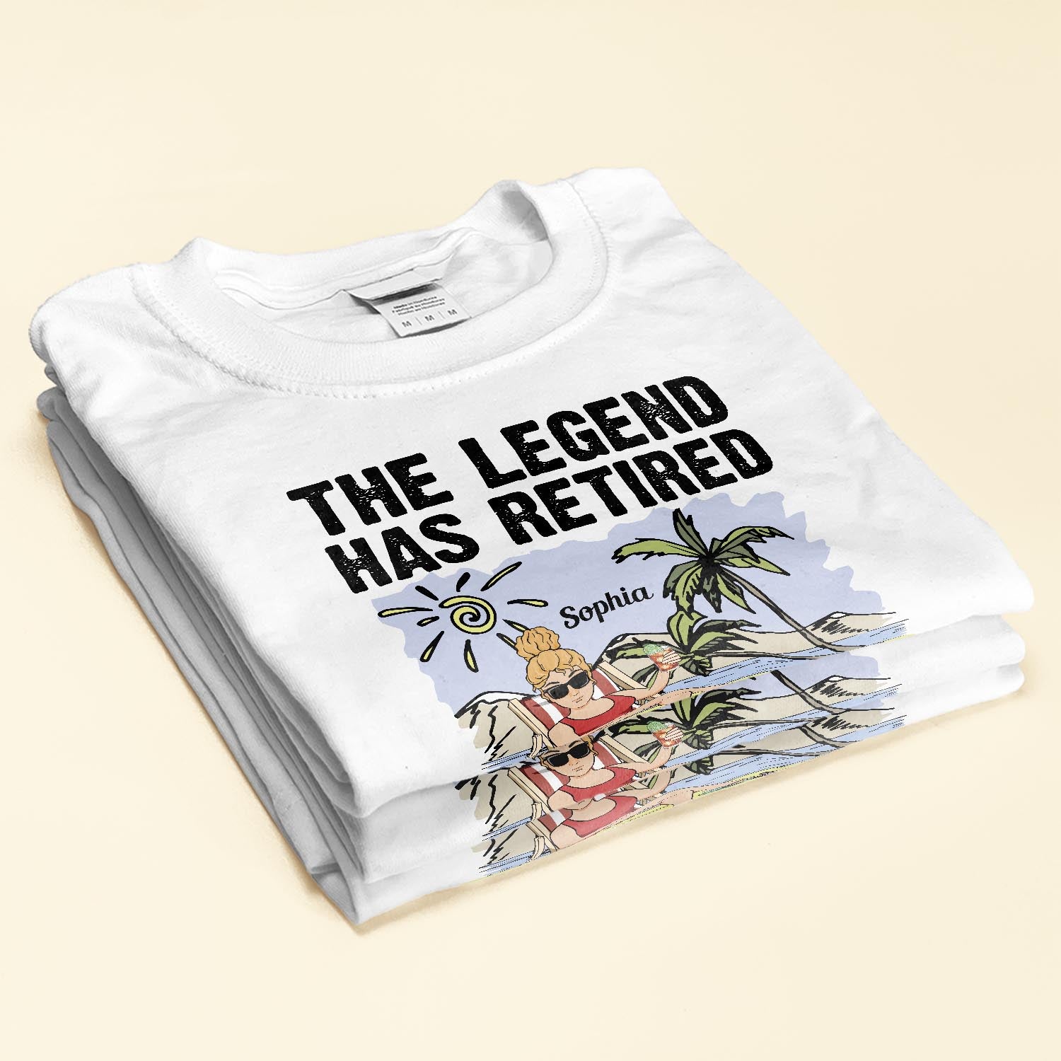 The Legend Has Retired Personalized Shirt RetirementGift For WifeMotherGrandma 2